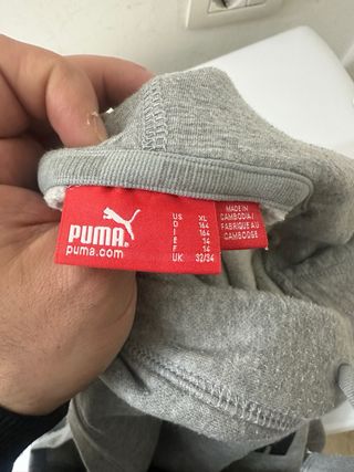Felpa Puma uomo grigia
