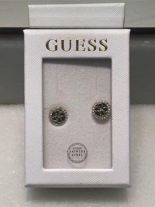 Pendientes Guess Dorados y Negros