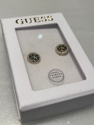 Pendientes Guess Dorados y Negros