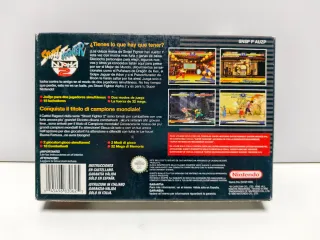 Street Fighter Alpha 2 Super Nintendo snes