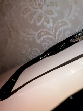 Occhiali Jacques Marie Mage Neri Lenti Blu