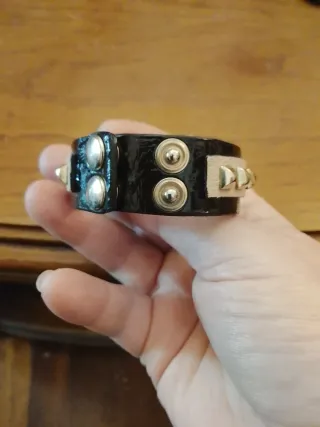 Bracciale Guess donna nero e oro