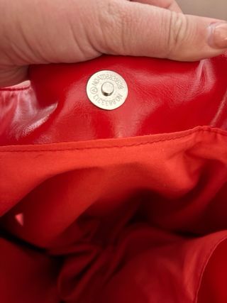 Bolso rojo charol Stradivarius