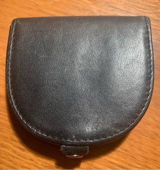 Portamonete Vintage Pelle Gianfranco Ferré Nero