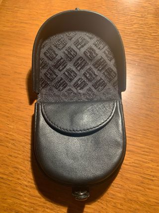 Portamonete Vintage Pelle Gianfranco Ferré Nero