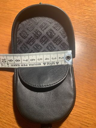 Portamonete Vintage Pelle Gianfranco Ferré Nero