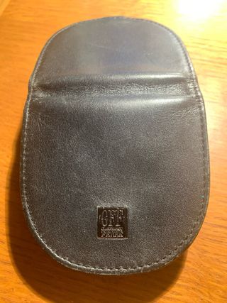 Portamonete Vintage Pelle Gianfranco Ferré Nero