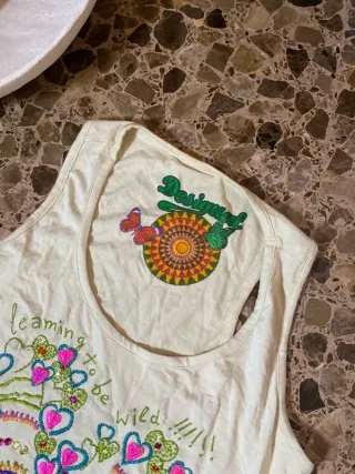 Camiseta sin mangas Desigual multicolor
