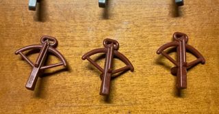 LEGO Castle: lotto 10 pezzi balestre e archi