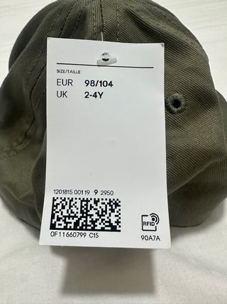 Gorra Mickey Mouse Verde y Blanca