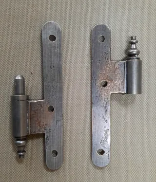 12 Herrajes Plata Mani-Grip Mano Izquierda 100mm.