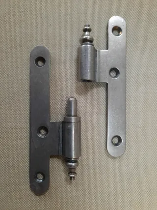 12 Herrajes Plata Mani-Grip Mano Izquierda 100mm.