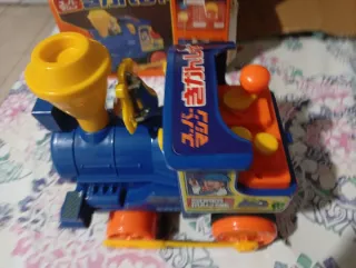 Tren de juguete vintage Super Machine