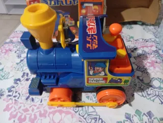 Tren de juguete vintage Super Machine