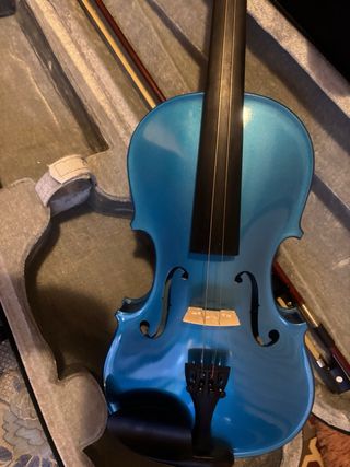 Violín 4/4 Azul con Estuche y Arco
