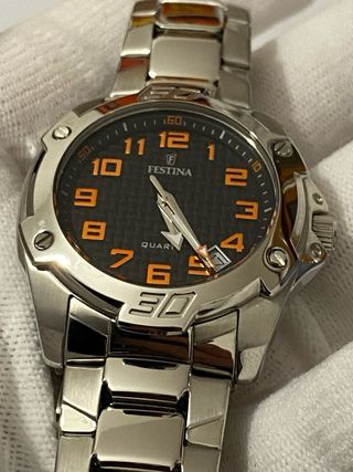 Orologio Festina Uomo Quarzo Acciaio Arancione