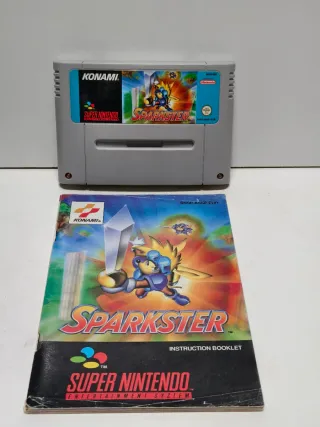 Sparkster Super Nintendo SNES Konami