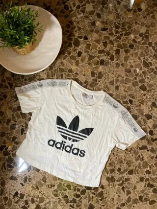 Camiseta Adidas Blanca Talla S