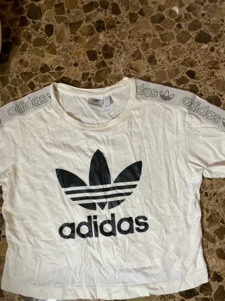 Camiseta Adidas Blanca Talla S
