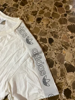 Camiseta Adidas Blanca Talla S