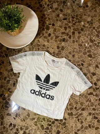 Camiseta Adidas Blanca Talla S