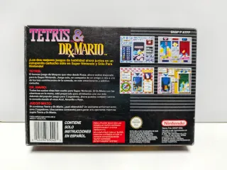 Tetris & Dr. Mario per Super Nintendo SNES