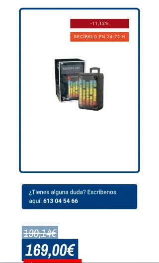 Altavoz Portátil,USB/SD/AUX,etc