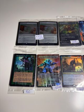 Lote Cartas y sobre promo Magic