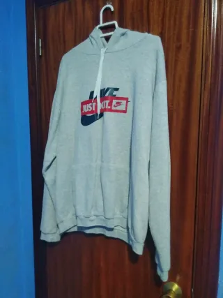 Sudadera Nike Gris Talla M-L