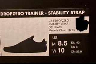 Calzado Barefoot TYR Negro TYR Men's DZ-1 DropZer