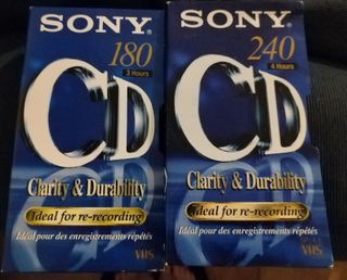 Custodie VHS Sony CD 180 e 240