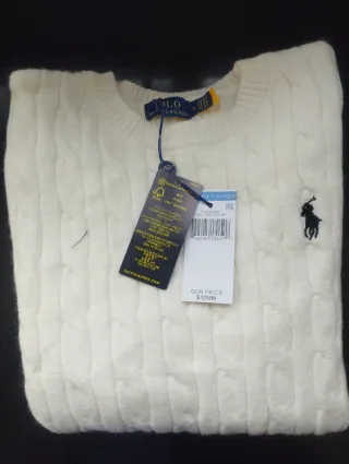 Jersey Ralph Lauren Blanco ULTIMAS UNIDADES