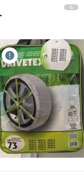 Cadenas de tela para nieve Talla 73.