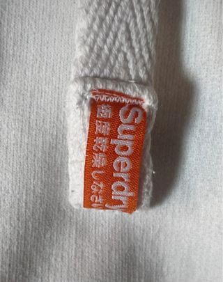 Sudadera Superdry Mujer Talla S Blanca