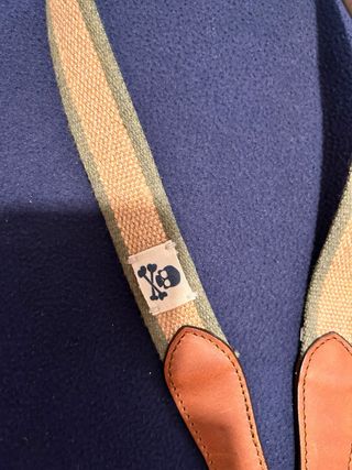 Cinturone per bambini Scalpers verde e marrone