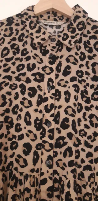 Vestido animal print Stradivarius