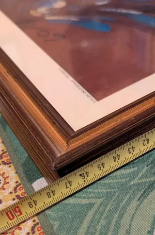 Quadro con cornice e vetro