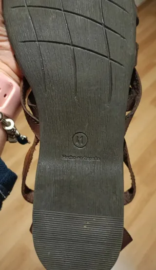 Sandalias Romanas Piel Marrón Talla 41