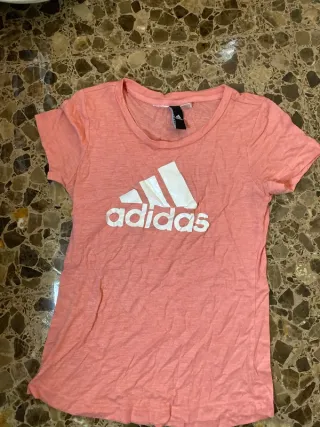 Camiseta Adidas Rosa Deportiva