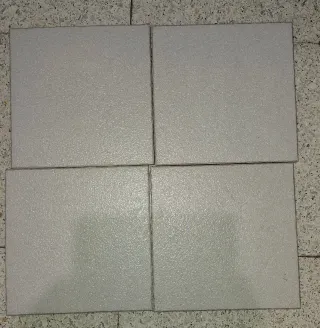 Restos de baldosas cerámicas