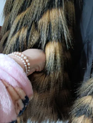 Chaquetón pelo sintético Stradivarius