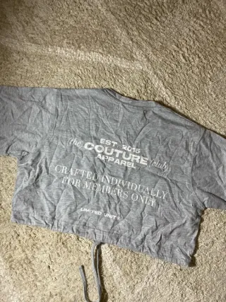 The Couture Club S/36/8 Camiseta Gris