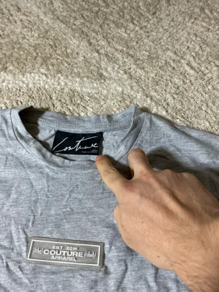 The Couture Club S/36/8 Camiseta Gris