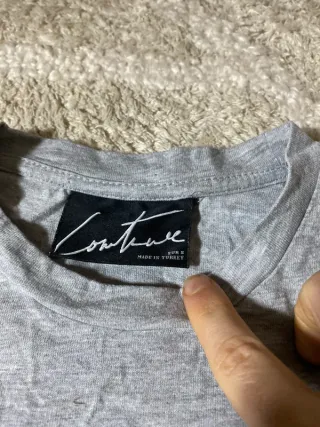 The Couture Club S/36/8 Camiseta Gris