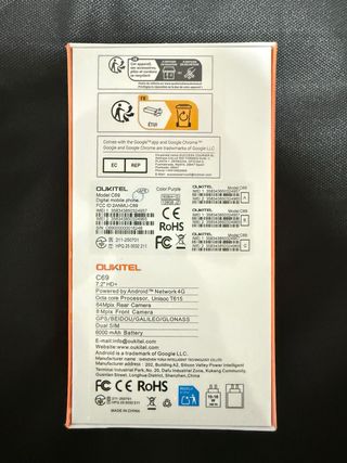 OUKITEL C69 Morado 16GB RAM + 128GB