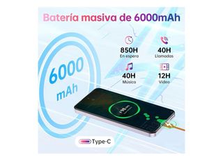 OUKITEL C69 Morado 16GB RAM + 128GB