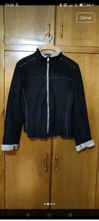 Cazadora negra Calvin Klein mujer