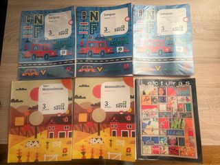 LIBROS DE 3º PRIMARIA ( más savia SM)
