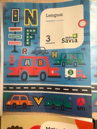 LIBROS DE 3º PRIMARIA ( más savia SM)