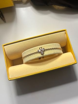 Pulsera Swarovski Dorada